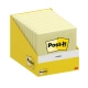 Karteczki samoprzylepne POST-IT 76x76mm, 1x100 kart., kanarkowy żółty