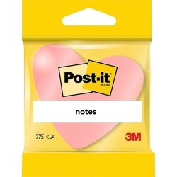 Karteczki POST-IT(2007H) 1x225 kart. w kształcie serduszka-628280