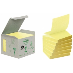 Karteczki samoprzylepne POST-IT Z-Notes R330-1B 76x76mm 6 bl. x 100 kart. EKO żółte