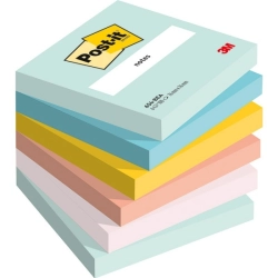 Karteczki samoprzylepne POST-IT BEACHSIDE, 76x76mm, 6x100 kart.