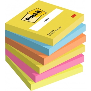Karteczki samoprzylepne POST-IT ENERGETIC, 76x76mm, 6x100 kart.-282057