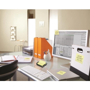 Podajnik do karteczek POST-IT Millenium XL Z-Notes (DS440-SSCYL) czarny 1 bloczek GRATIS-282084