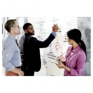 Suchościeralna folia w rolce POST-IT Dry Erase (DEF4X3-EU) 91x122cm biała-627139