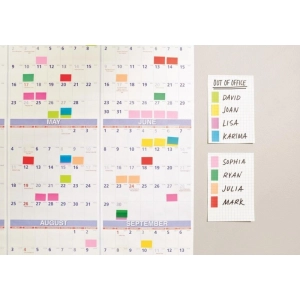 Zakładki indeksujące POST-IT 680-8 PP 25x43mm 50 kart. purpurowe-282134