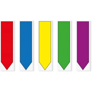 Zakładki indeksujące POST-IT (684-ARR1) PP 12x43mm strzałka 5x20 kart. mix kolorów-282159