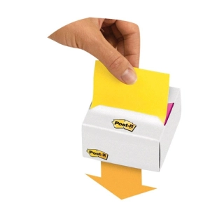 Podajnik do karteczek POST-IT Z-notes B330-1RG, 76x76mm, 200 kart., żółty-282201