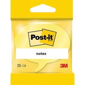 Karteczki POST-IT(2007SP) 1x225 kart. w kształcie chmurki komiksowej-628373