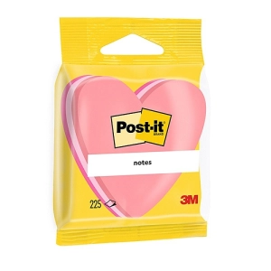 Karteczki samoprzylepne POST-IT 2007H 1x225 kart. w kształcie serduszka-282375