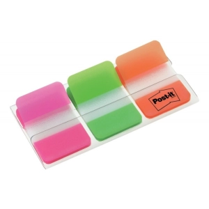 Zakładki indeksujące POST-IT do archiwizacji 686-PGOEU PP silne 38x25mm 3x22 kart. mix kolorów-282380