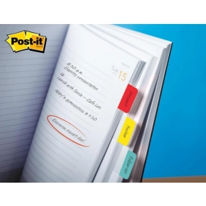 Zakładki indeksujące POST-IT do archiwizacji 686-PGOEU PP silne 38x25mm 3x22 kart. mix kolorów-282382