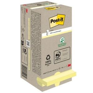 Karteczki samoprzylepne POST-IT R330-1T 76x76mm, 16x100 kart. żółty