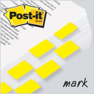 Zakładki indeksujące POST-IT 680-Y2EU, PP, 25x43mm, 2x50 kart., żółte-282422