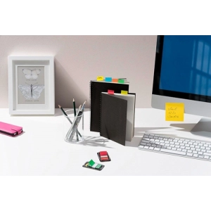 Zakładki indeksujące POST-IT 680-P5 zestaw promocyjny, 25,4x43,2mm, 3x50 + 2x50 GRATIS, mix kolorów-282450