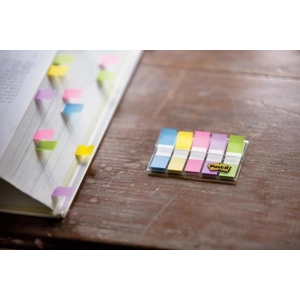 Zakładki indeksujące POST-IT 683-5CBP 11,9mmx43,1mm 3x20+2x20 mix kolorów-282455
