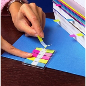 Zakładki indeksujące POST-IT 683-5CBP 11,9mmx43,1mm 3x20+2x20 mix kolorów-282458