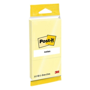 Karteczki samoprzylepne POST-IT 6810 38x51mm 3x100 kart. żółte