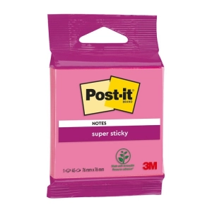 Karteczki samoprzylepne POST-IT Super Sticky, 76x76mm, 45 kart., mix kolorów-282644