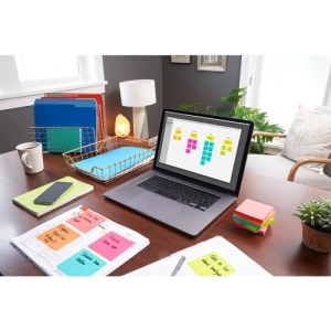 Karteczki samoprzylepne POST-IT POPTIMISTIC, 76x127mm, 6x100 kart.-282662