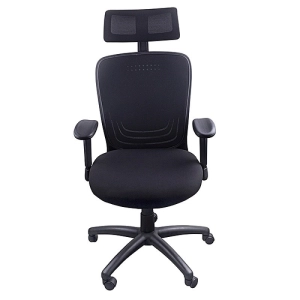 Fotel biurowy OFFICE PRODUCTS Santorini - czarny-282764