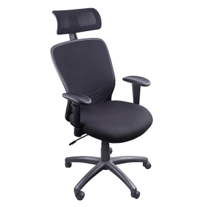 Fotel biurowy OFFICE PRODUCTS Santorini - czarny