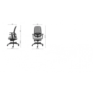 Fotel biurowy OFFICE PRODUCTS Skiatos czarny-282914
