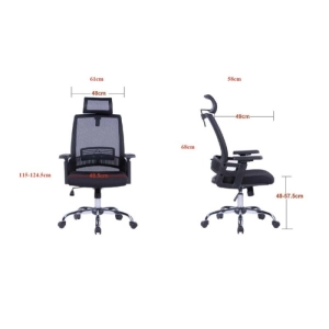 Fotel biurowy OFFICE PRODUCTS Mykonos - czarny-282927