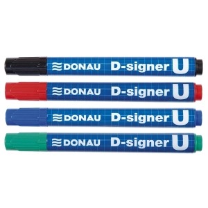 Marker DONAU D-Singer U końcówka okrągła- czarny-282954