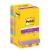 Karteczki samoprzylepne POST-IT Super sticky, 76x76mm, 12x90 kart., mix kolorów-282043
