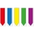 Zakładki indeksujące POST-IT (684-ARR1) PP 12x43mm strzałka 5x20 kart. mix kolorów-282159