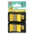 Zakładki indeksujące POST-IT (680-Y2EU), PP, 25x43mm, 2x50 kart., żółte-625307