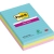 Karteczki samoprzylepne POST-IT Super Sticky XXL, COSMIC, w linię, 101x152mm, 3x90 kart.