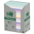 Karteczki samoprzylepne POST-IT ekologiczne NATURE pastelowe 76x127mm 16x100 kart.