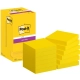 Karteczki samoprzylepne POST-IT Super Sticky 654-S, 76x76mm, 12x90 kart., żółte