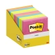 Karteczki samoprzylepne POST-IT 76x76mm, 1x100 kart., mix kolorów