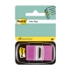 Zakładki indeksujące POST-IT (680-8) PP 25x43mm 50 kart. purpurowe-625256