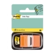 Zakładki indeksujące POST-IT (680-4) PP 25x43mm 50 kart. pomarańczowe-625253
