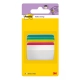 Zakładki indeksujące POST-IT do archiwizacji (686-A1), PP wygięte 50,8x38mm 4x6 kart. mix kolorów-625352