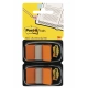 Zakładki indeksujące POST-IT 680-O2EU PP 25x43mm 2x50 kart. pomarańczowy-452600
