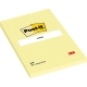 Karteczki POST-IT w kratkę (662), 102x152mm, 1x100 kart., żółty-628282