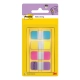 Zakładki indeksujące POST-IT do archiwizacji (676-AYPV), PP, silne, 16x38mm, 4x10 szt., mix kolorów-626240