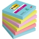 Karteczki samoprzylepne POST-IT Super Sticky, COSMIC, 76x76mm, 6x90 kart.