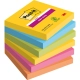 Karteczki samoprzylepne POST-IT Super Sticky, CARNIVAL, 76x76mm, 6x90 kart.