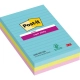 Karteczki samoprzylepne POST-IT Super Sticky XXL, COSMIC, w linię, 101x152mm, 3x90 kart.