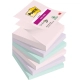 Karteczki samoprzylepne POST-IT Super Sticky Z-Notes, SOULFUL, 76x76mm, 6x90 kart.