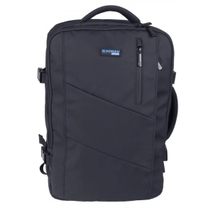 Plecak DONAU TRAVEL Prague, 17", 32l, USB + kabel - czarny