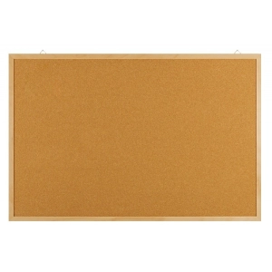 Tablica korkowa BASIC 90x60cm rama drewniana