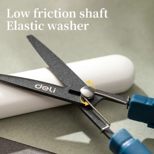 Nożyczki DELI w bezpiecznym etui Linfini EZ508 - różowe-283521
