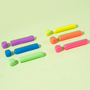 Plastelina DELI fluorescencyjne kolory  EH713 6 kolorów-283611