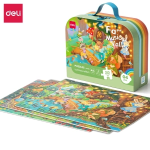 Puzzle DELI EH745 w walizce 212 elementy-283725