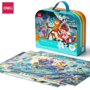 Puzzle DELI EH746 w walizce 359 elementy-283737